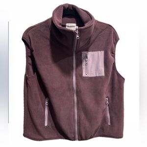Women's Purple Fleece Vest
